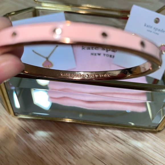 Kate Spade Pink Jewelry Set with Jewelry Box - Picture 8 of 11